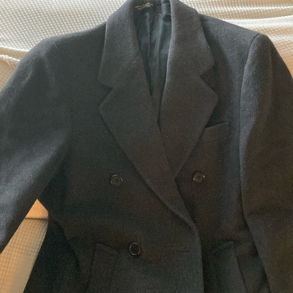 Zylos George Machado: 100% Wool Dress Coat